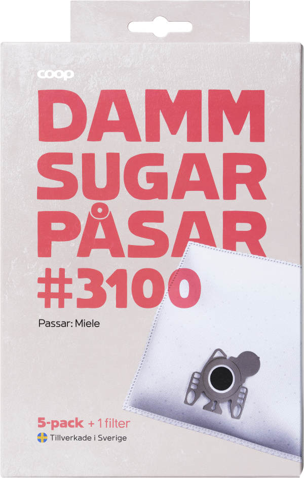 Dammsugarpåsar 3100 5-pack