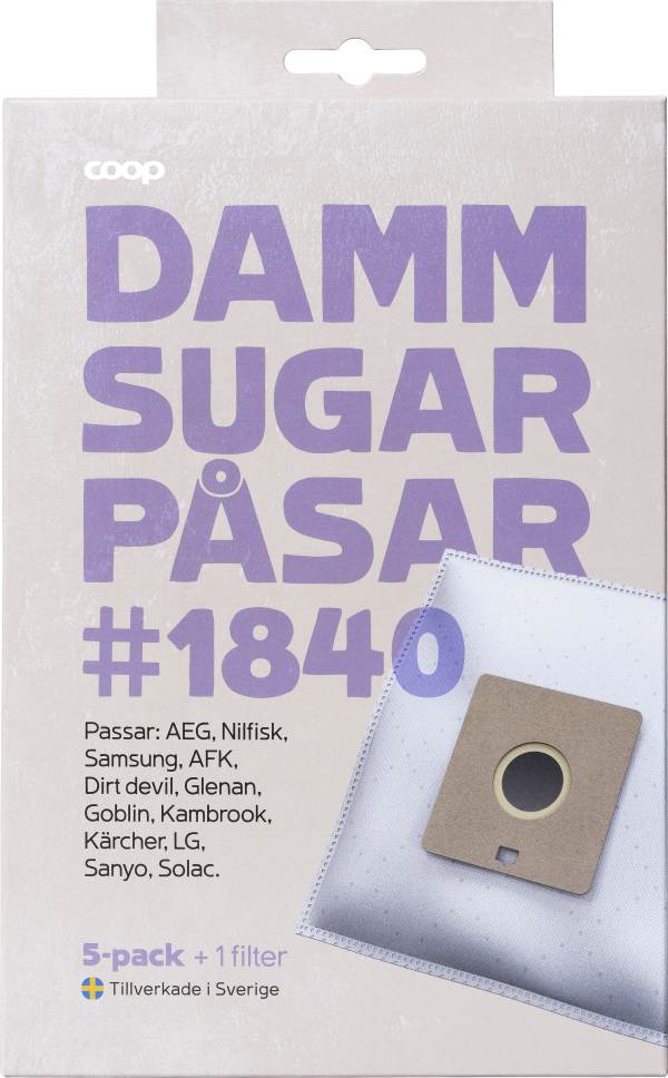 Dammsugarpåsar 1840 5-pack