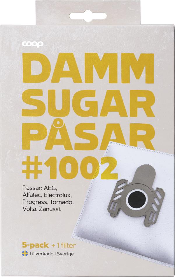 Dammsugarpåsar 1002 5-pack