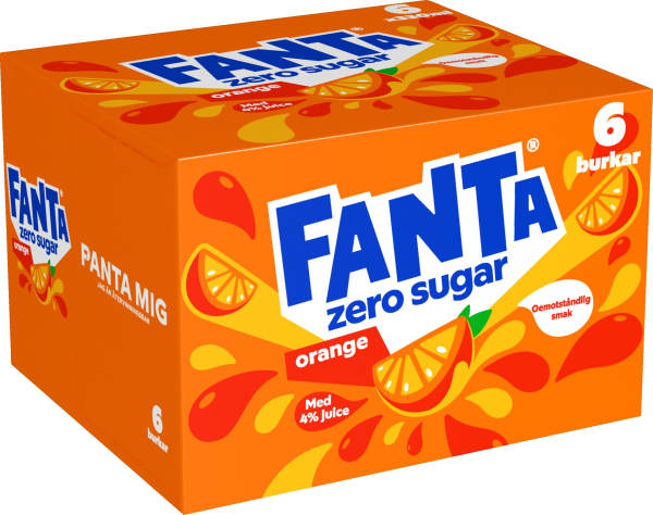 Fanta Zero Orange 6-pack
