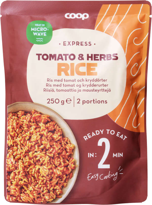 Ris med tomat & kryddörter