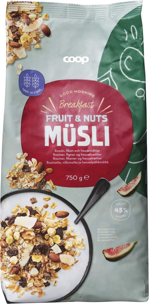 Müsli frukt & nötter