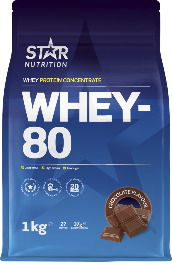 Proteinpulver Whey-80 Choklad