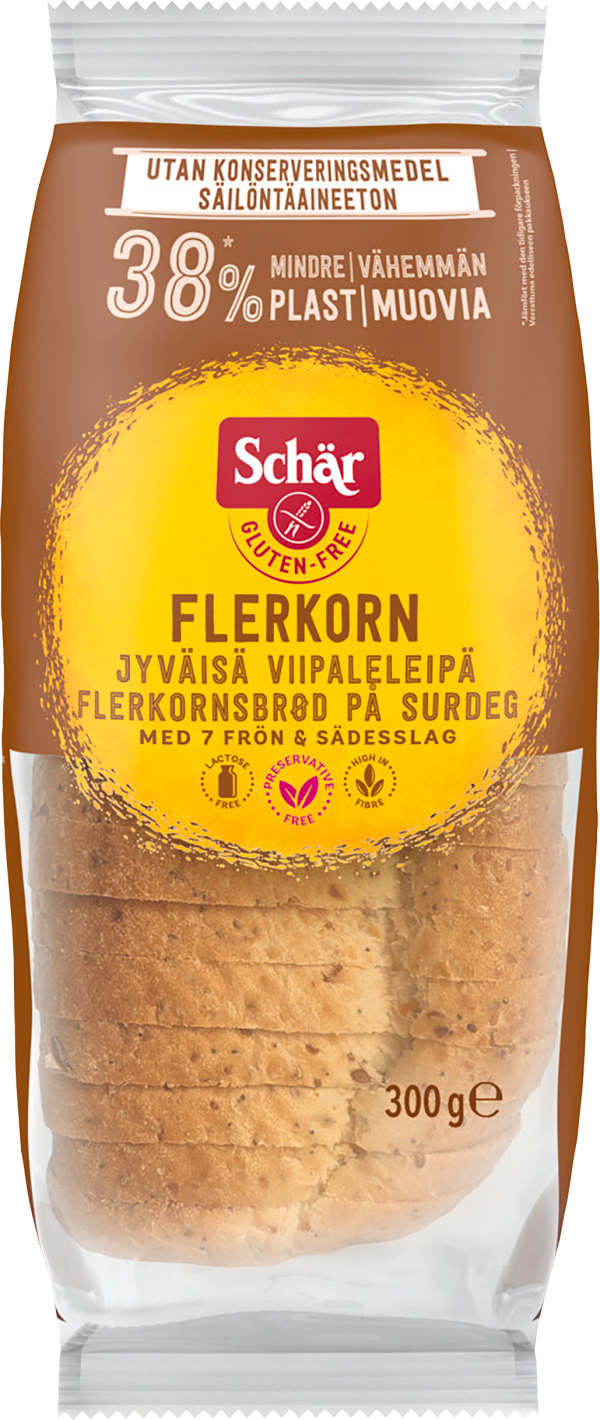 Glutenfritt Flerkornsbröd
