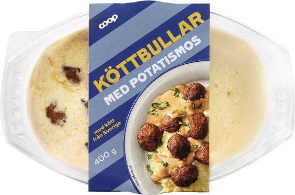 Köttbullar med Potatismos