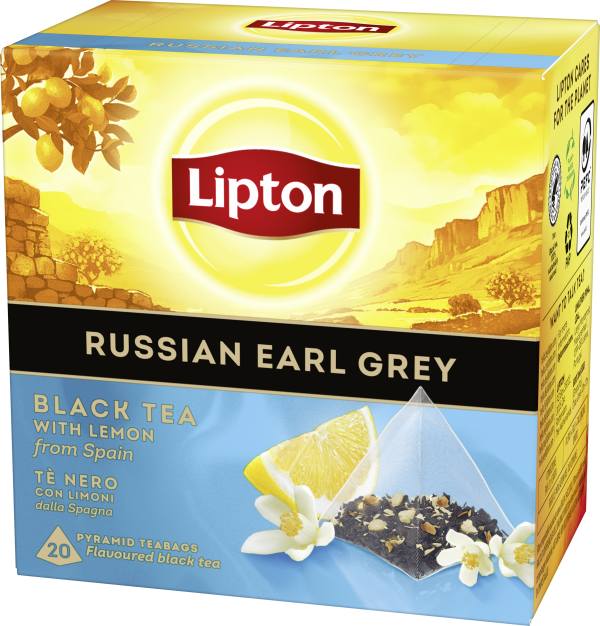 Svart te Russian Earl Grey 20-pack