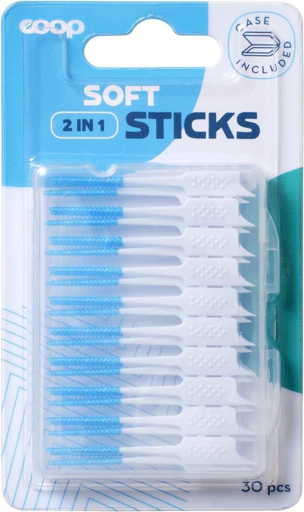 Soft sticks 2 in 1 30-pack