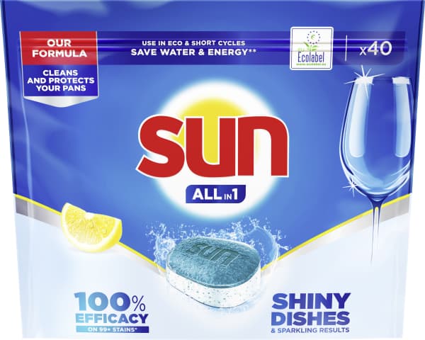 Maskindisktabletter All-in-1 Lemon