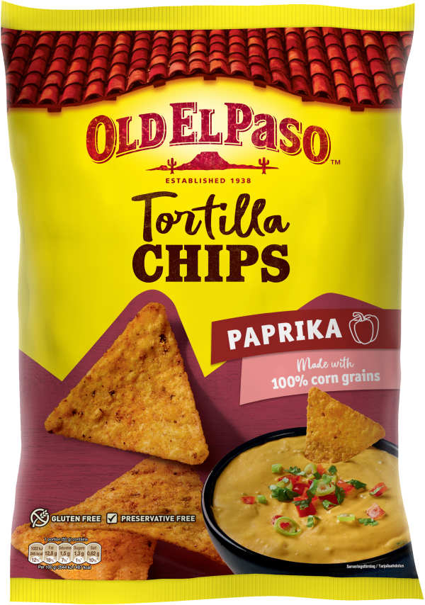 Tortilla chips Paprika