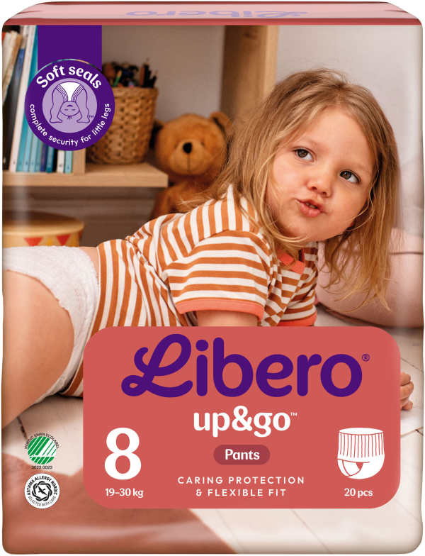 Byxblöjor Up & go 8 19-30 kg