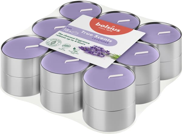 Doftljus Lavendel 18-pack