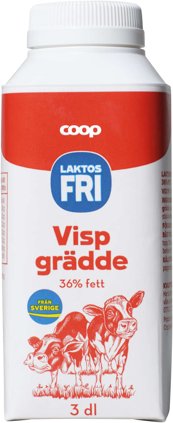 Laktosfri Vispgrädde 36%