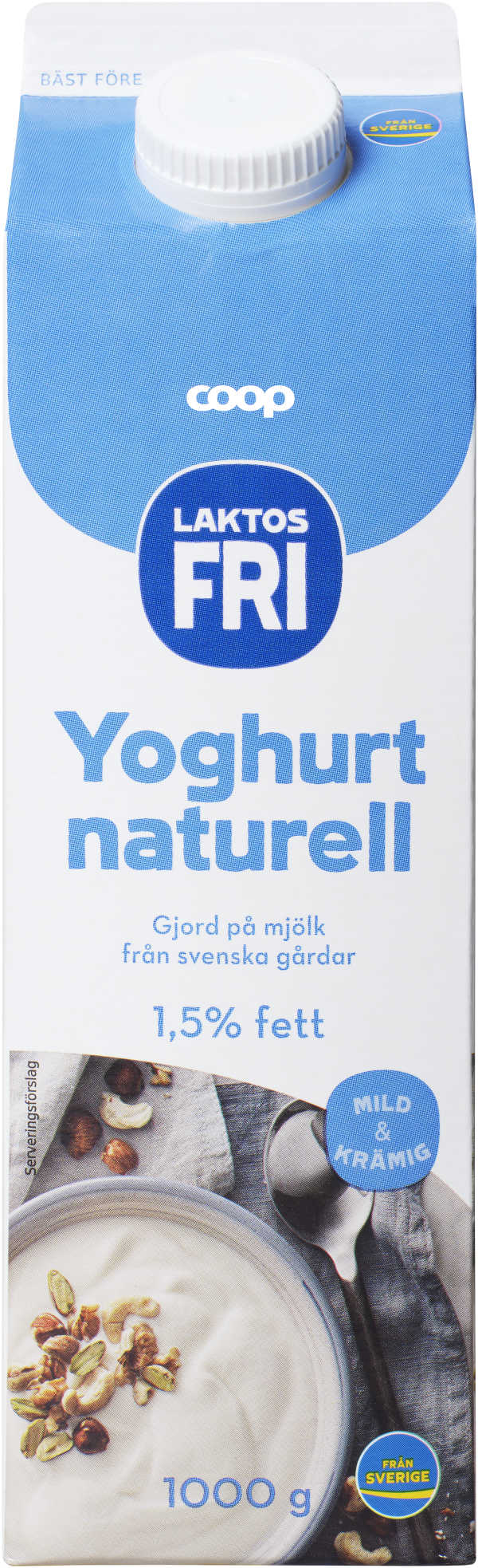 Laktosfri Yoghurt Naturell