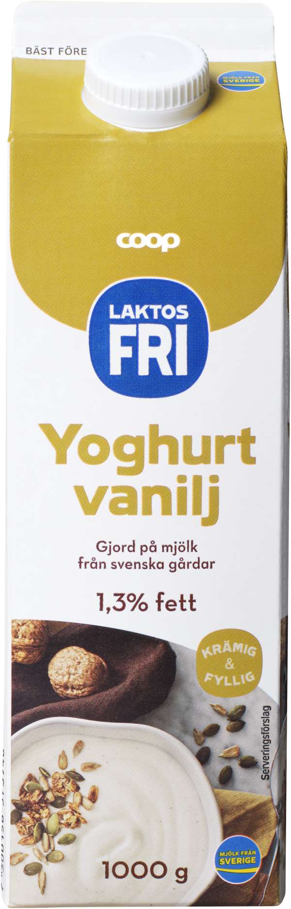 Laktosfri Yoghurt Vanilj