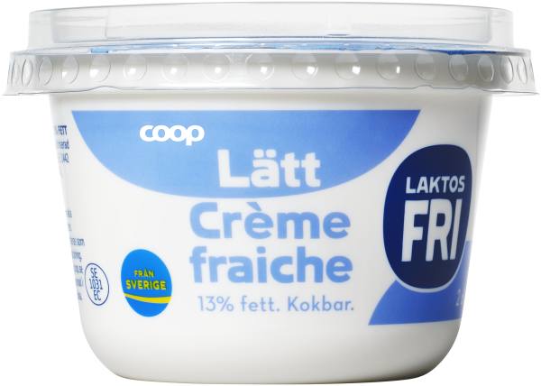 Laktosfri Crème fraiche Lätt 13%