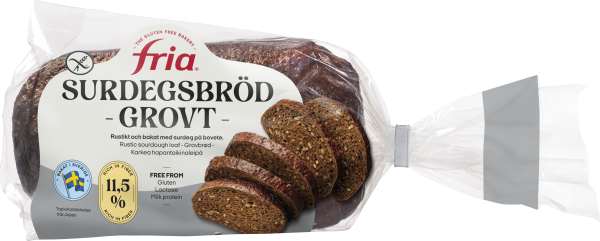 Glutenfritt Surdegsbröd Grovt
