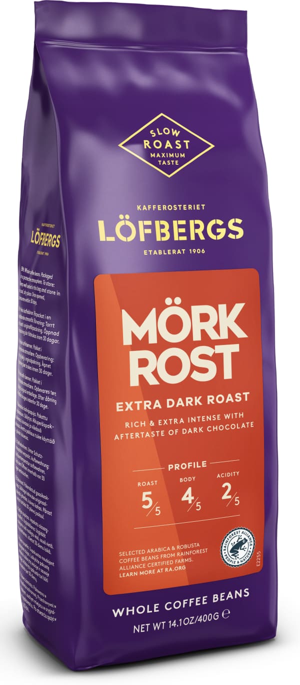 Kaffebönor Mörkrost