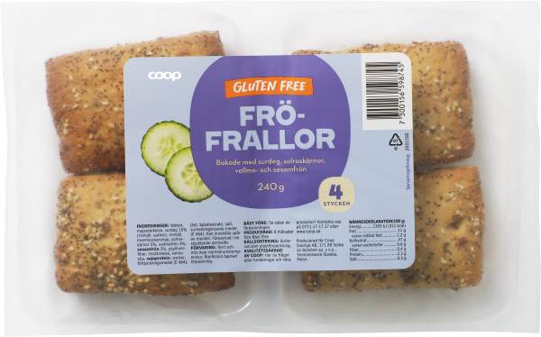 Glutenfria Fröfrallor 4-pack