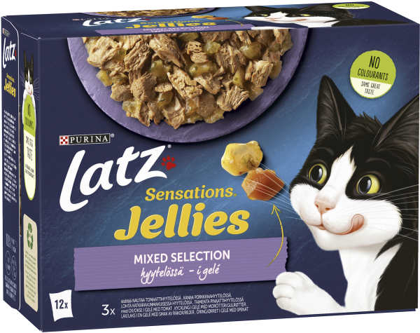 Kattmat Sensations Jellies Gelé 12-pack