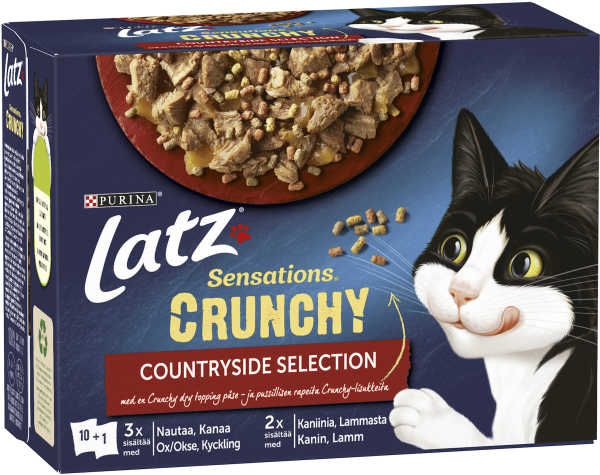 Kattmat Crunchy Countryside 11-pack
