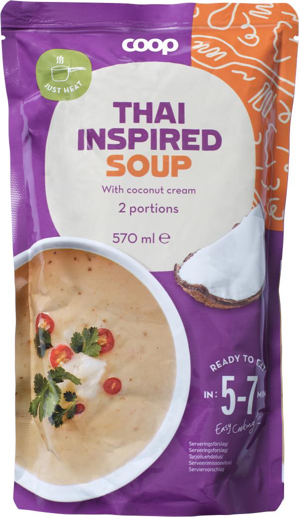 Soppa Thai inspirerad