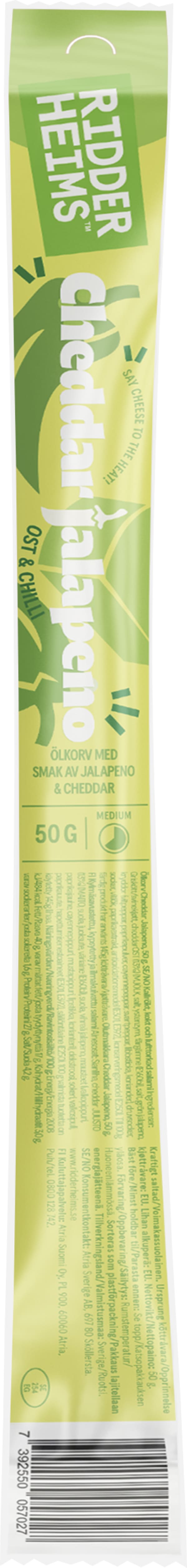 Ölkorv Cheddar & Jalapeño