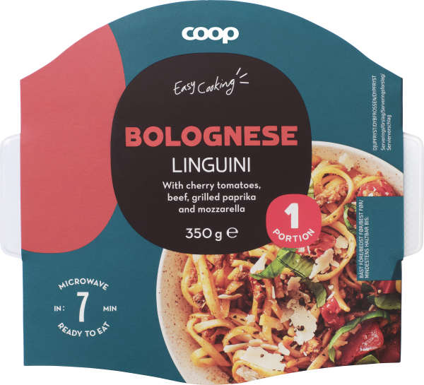 Linguini bolognese