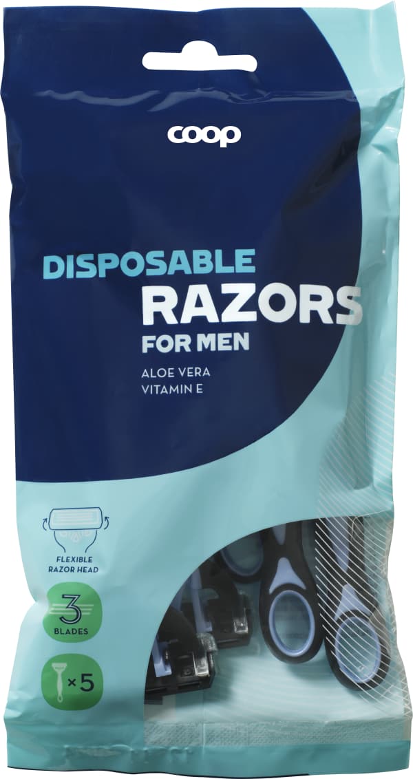 Engångshyvel Man 5-pack