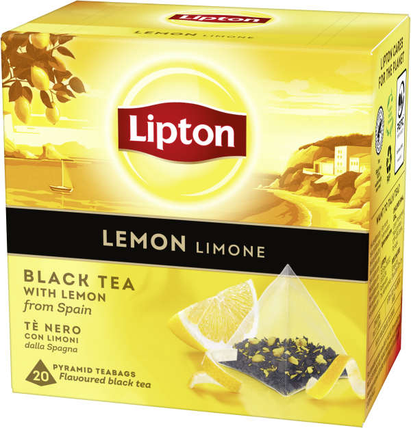 Svart te Lemon 20-pack