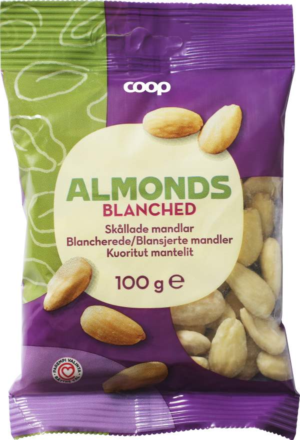 Mandlar Skållade