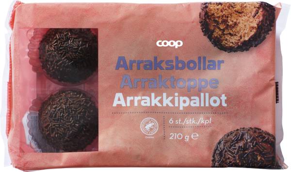 Arraksbollar 6-pack