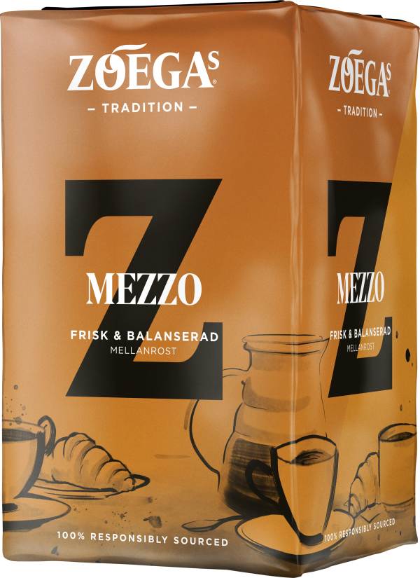 Bryggkaffe Mellanrost Mezzo