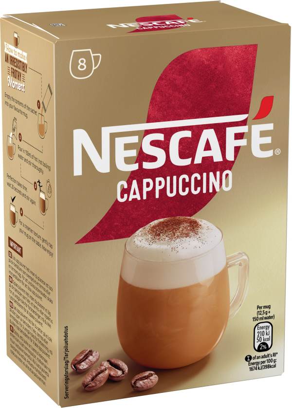 Snabbkaffe Cappuccino 8-pack