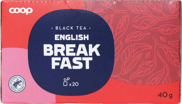 Svart te English breakfast 20-pack