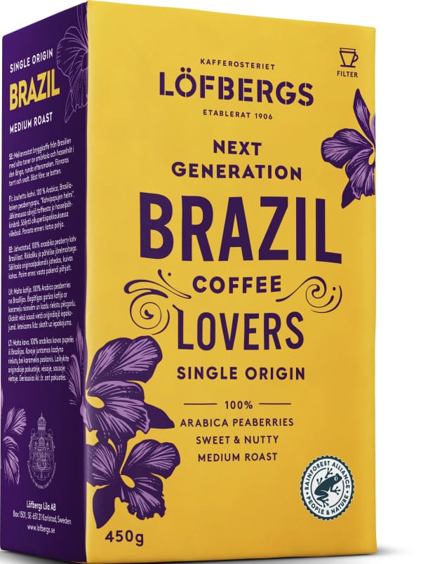 Bryggkaffe Mellanrost Brazil Single Origin