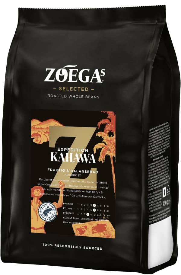 Kaffebönor Kahawa Mörkrost