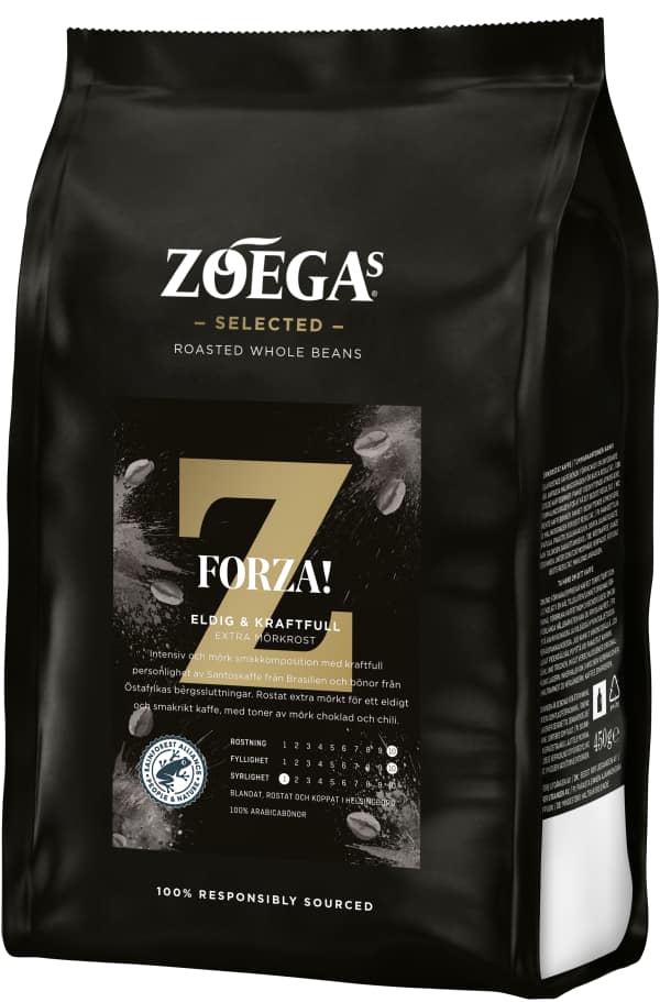 Kaffebönor Extra mörkrost Forza