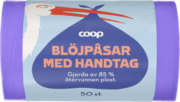 Blöjpåsar med handtag 50-pack