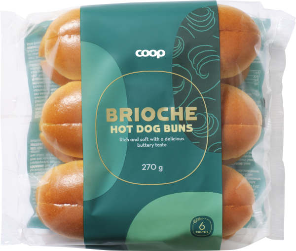 Korvbröd Brioche 6-pack