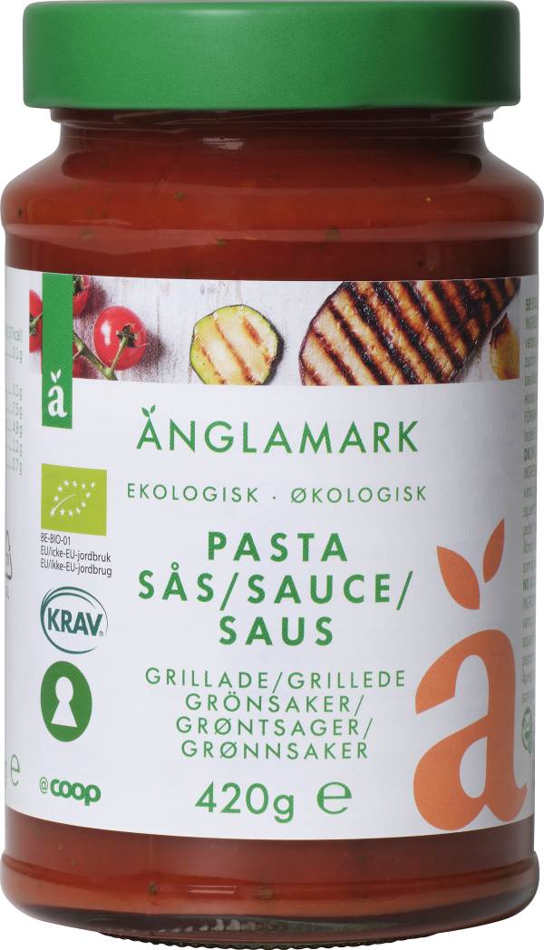 Pastasås Grillade grönsaker Eko