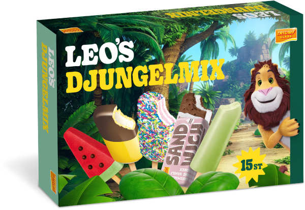 Glass Leos Djungelmix 15-pack