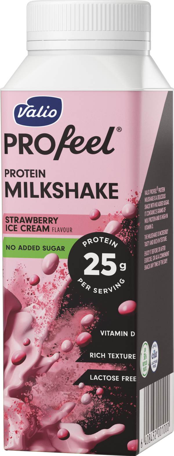 Proteinmilkshake Strawberry Ice