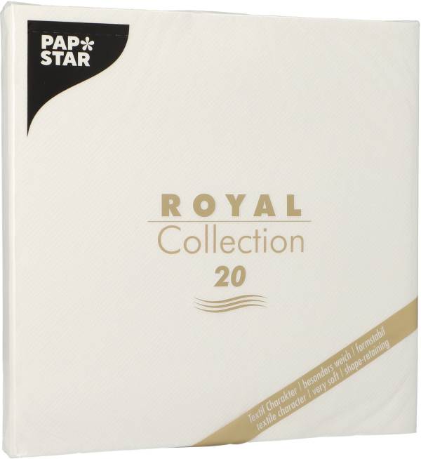 Servetter Royal Vit 40cm 20-pack