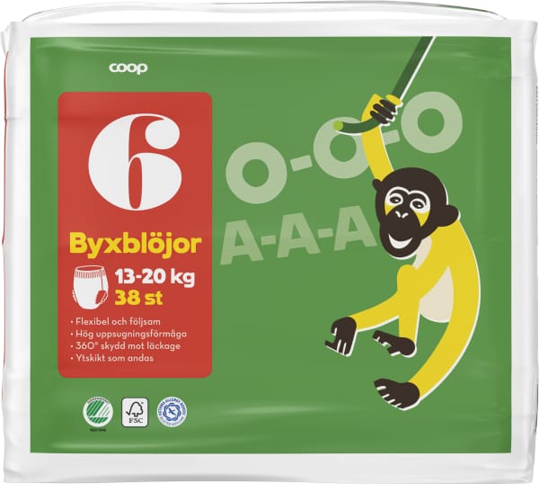 Byxblöjor 6 13-20 Kg