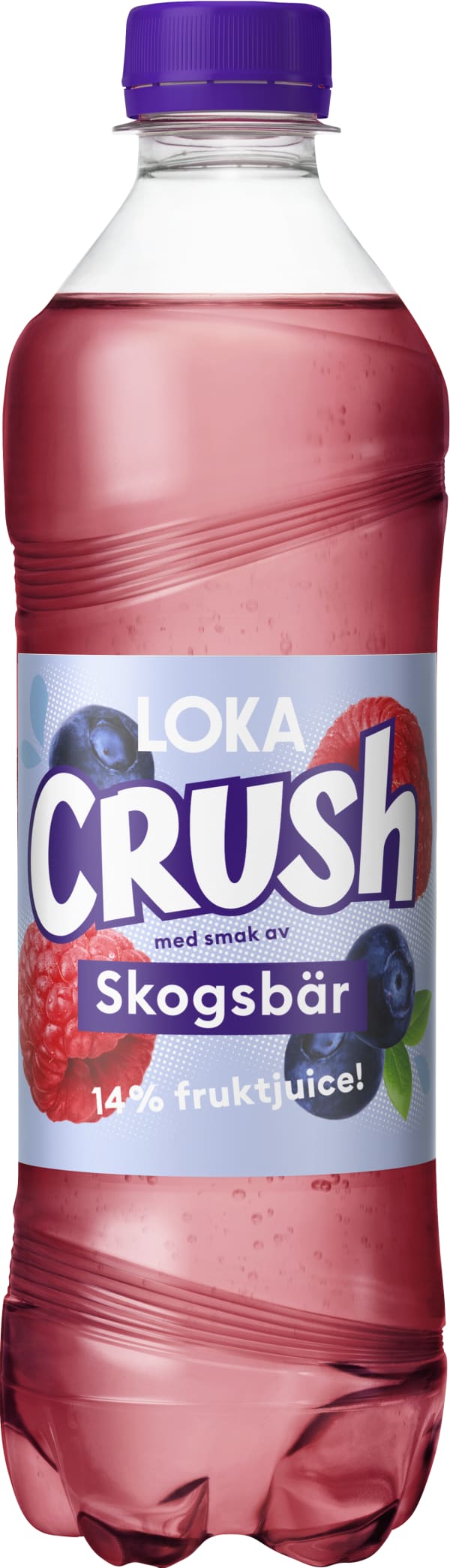 Kolsyrad fruktdryck Crush Skogsbär