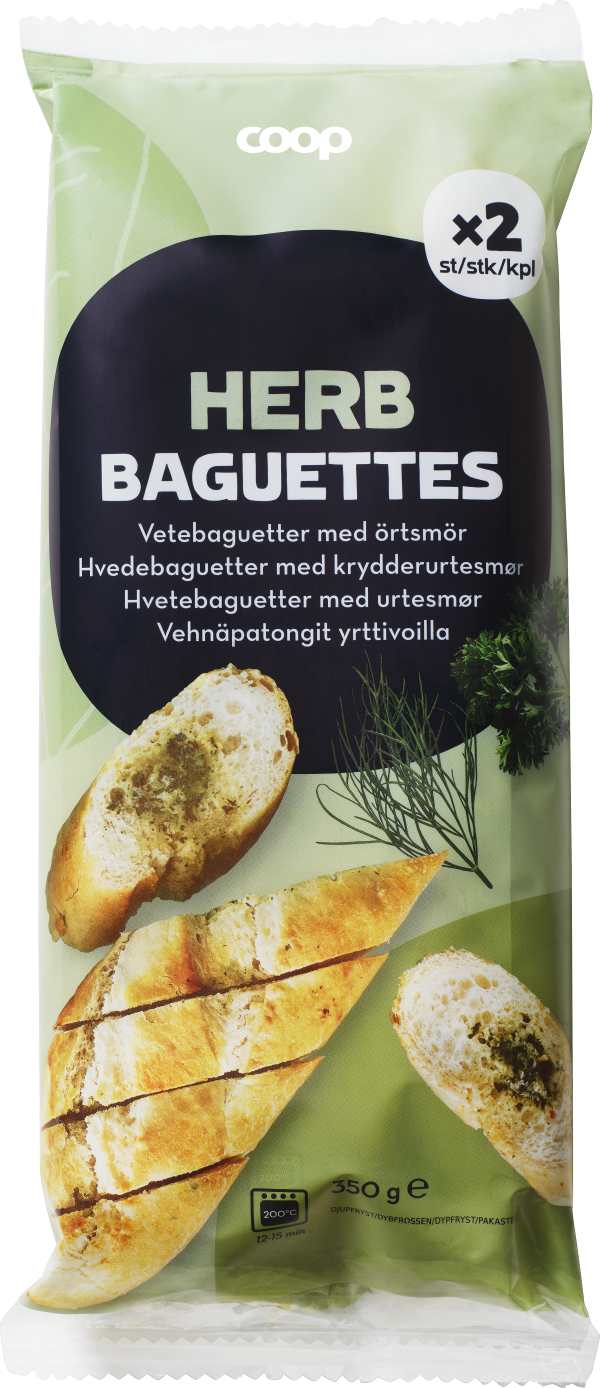 Baguetter Örtsmör 2-pack