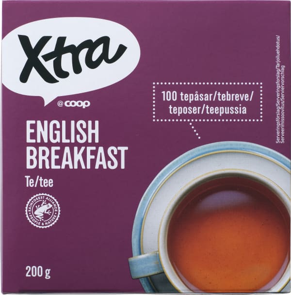 Svart te English breakfast 100-pack