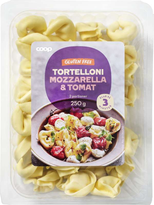 Glutenfri Tortelloni Tomat & mozzarella