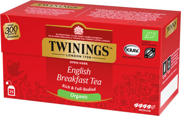 Svart te English Breakfast 25-pack Eko