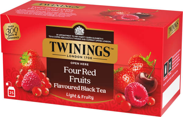 Svart te Fyra frukter 25-pack